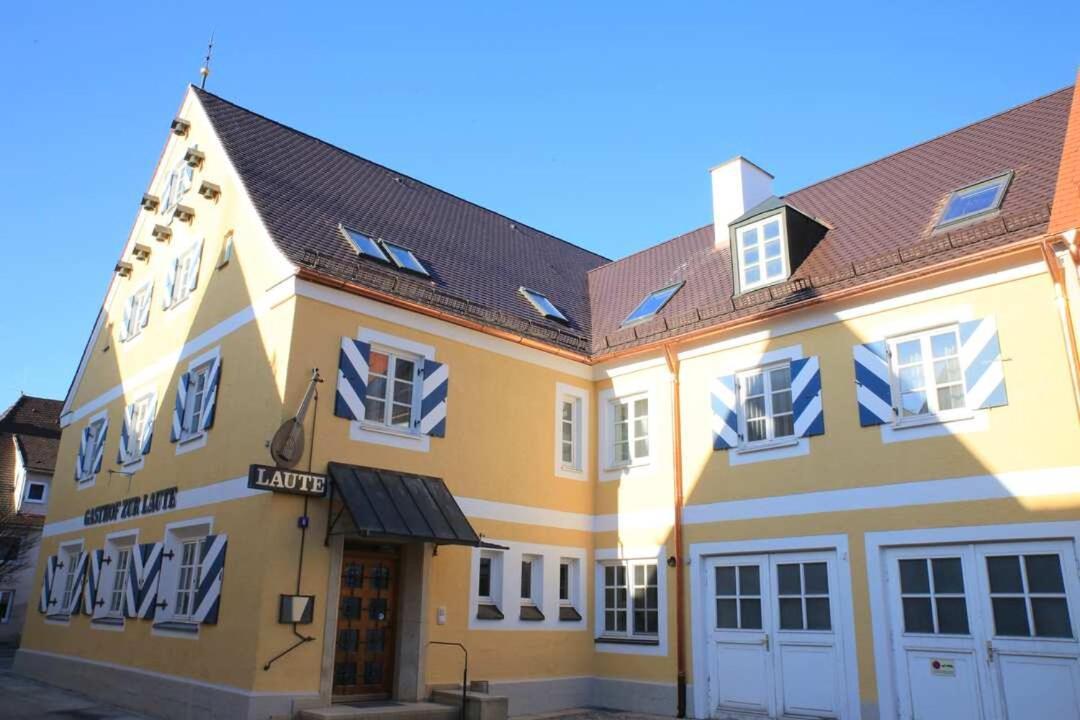 Hotel Und Gasthof Zur Laute Mindelheim Exterior foto